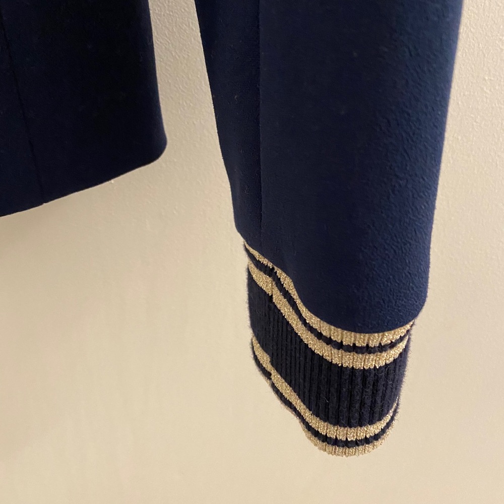 Scripted Blue Blazer - Picture 8 of 13